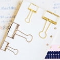 thumbnail image 2 of Becaristey Multi-Tailles Coloré Ajouré Classeur Notes Pinces Lettre Trombone Bureau Argent P 1Ensemble, 2 of 6