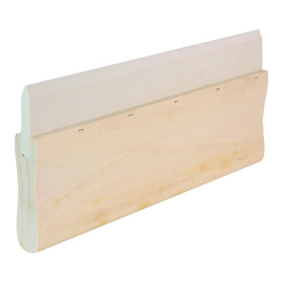 DYNWAVECA Wooden Handle Ink Blades Screen Printing Squeegee Comfortable Grip Reusable Professional Screen Printing Tool Rubber Blade 25cm