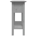 thumbnail image 3 of vidaXL Console Table BODO Grey 90x34.5x73 cm Solid Wood Pine, 3 of 5