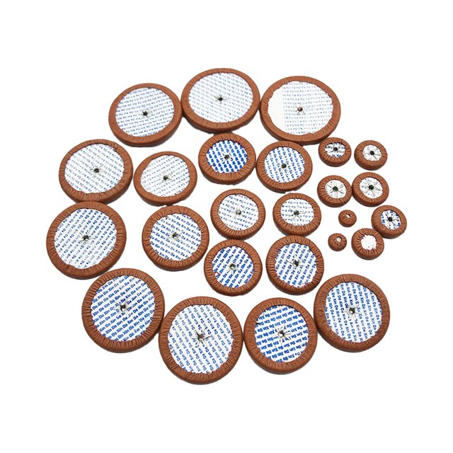 lionlar 25x Sax Leather Pads Replacements 10mm to 52mm with Multi Size for Sax Accessory