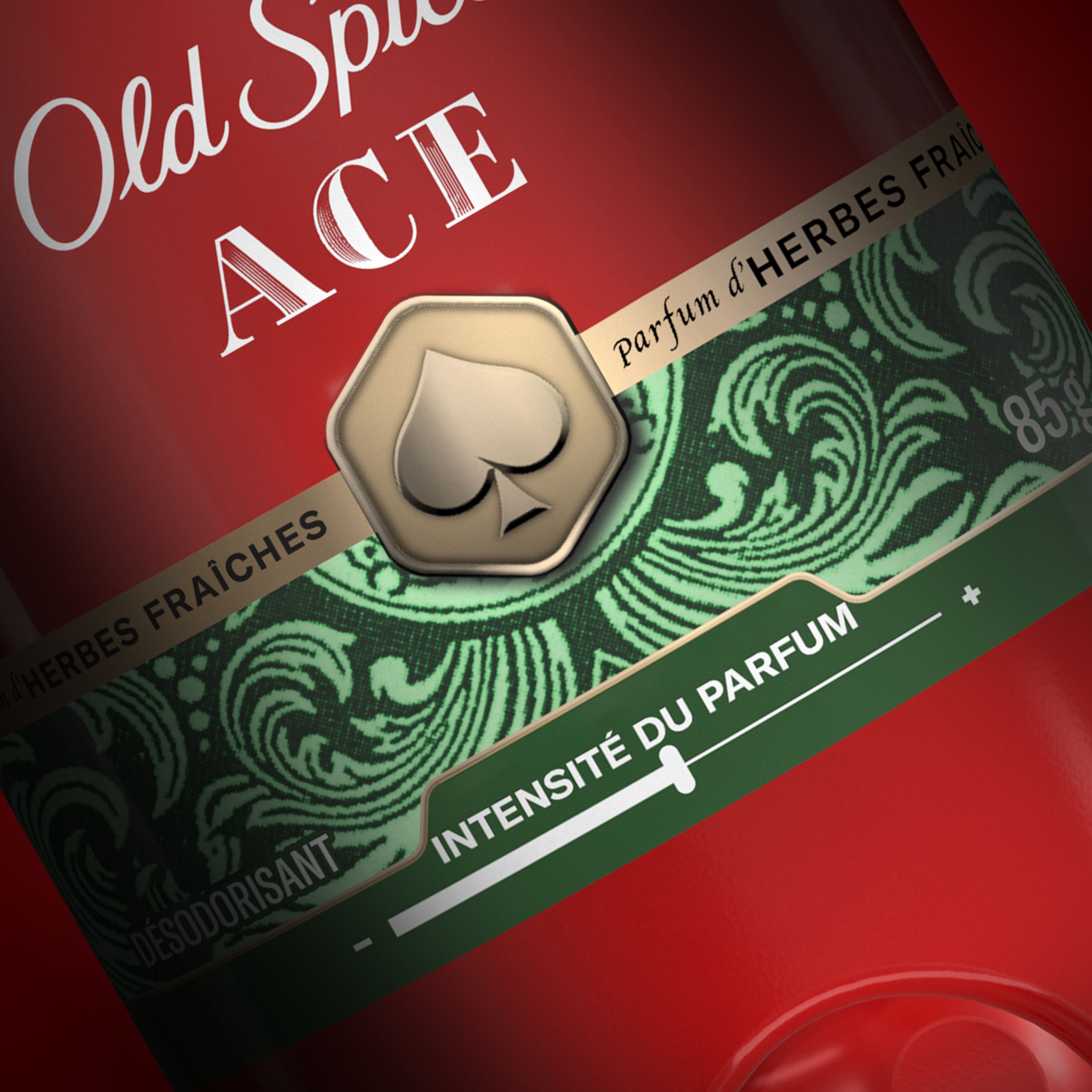 Old Spice Collection Rouge – Désodorisant Ace – 85 g