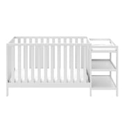 Storkcraft Pacific 4-in-1 Convertible Crib & Changer with Bonus Water-Resistant Change Pad