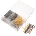 thumbnail image 1 of SHISUYAN 600Pcs Metal Head End Pin Jewelry Making Pin Metal Earring Necklace Flat Head Pin, 1 of 8