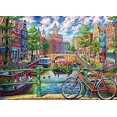 thumbnail image 2 of Cobble Hill Jigsaw Puzzle - Amsterdam Canal, 1000 Piece Puzzle, 2 of 3