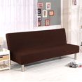 thumbnail image 3 of CHOK 2024 Futon Slipcover Armless Sofa Covers Stretch Sofa Bed Slipcover Protector Elastic (Light Gray Animal), 3 of 8