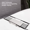 thumbnail image 3 of Expandable Bathtub Tray, Metal Marble Bathtub Caddy Tray, Bathtub Rack Shelf, Bathtub Rack Across Tub For Bathroom, 3 of 8