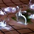 thumbnail image 4 of Guirlande Lumineuse de Lapin de Pâques à Piles, 10 DEL 1,65 m Guirlande Décorative Intérieure pour Fête, Maison, Manteau, 4 of 4