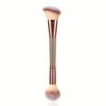 thumbnail image 1 of LNGOOR Makeup brush Single - brown - Large double head brush, 1 of 5