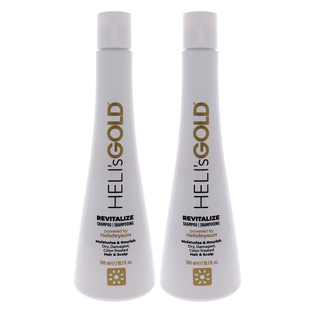 Revitalize Shampoo par Helis Gold pour Unisexe - Shampooing 10,1 oz - Lot de 2