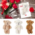 thumbnail image 2 of 12 Pcs Mini Stuffed Bears Comfortable Soft Cute Mini Teddy Plush Toy for Wedding Birthday Decorations, 2 of 9