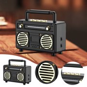 Chmadoxn Bluetooth Speaker,Bluetooth Audio Gift Giving Retro Bluetooth Small Speaker, Wireless Small USB Flash Drive, Radio Speaker, Outdoor Portable Mini Sound System Wireless Bluetooth