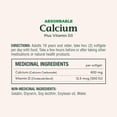 thumbnail image 4 of NATURE'S BOUNTY Calcium Plus Vitamin D3, Absorbable, 1200 mg, Helps Bones & Teeth, Softgels, 4 of 6