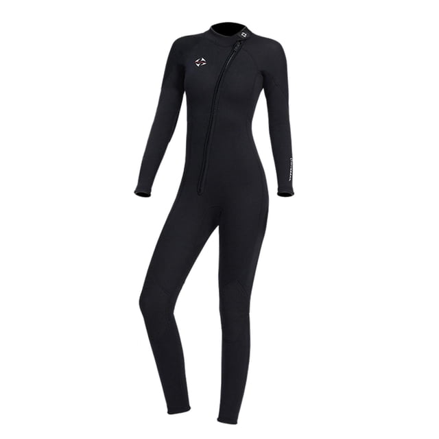 Combinaison de Plongée Intégrale en Néoprène 3 mm, Protection de Combinaison de Plongée pour Surf, Snorkeling, Kayak - Femmes, P