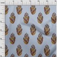 thumbnail image 2 of oneOone Polyester Lycra Feuilles & Imprimé Floral Bloc Tissu BTY 56 Pouces de Large, 2 of 4