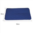thumbnail image 4 of 2X Waterproof Washable Incontinence Bed Pad Reusable Changing Pad Sheet Urine Mat Nappy Diaper Mattress Protectors Cover,2 x Incontinence Bed Pad,Navy Blue, 4 of 8