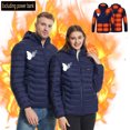 thumbnail image 1 of Fall Jacket for Woman USB Intelligent Constant Temperature Heated Windproof Plus Size Coat For Men And Women Winter 21 Heated Jacket Coat Womens Jackets on Clearance, 1 of 1