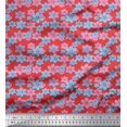 thumbnail image 1 of Soimoi Cotton Poplin Fabric Artistic Floral Decor Fabric Printed Yard 42 Inch Wide, 1 of 3