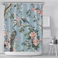 thumbnail image 1 of PANDACO Rideau de Douche en Tissu Crest (180 cm x 180 cm) (72 Pouces x 72 Pouces), 1 of 4