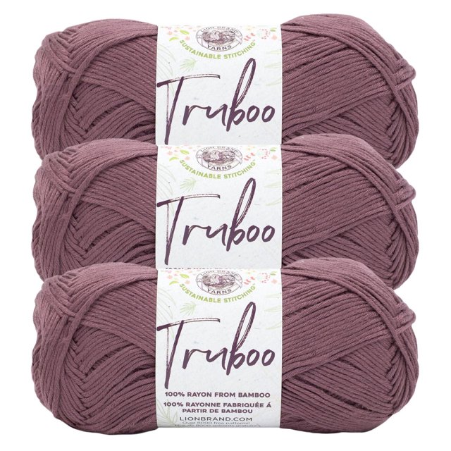 Fil Lion Brand Truboo Fil de Bambou #3 Léger/DK, 100g/ 220m