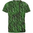 thumbnail image 2 of Halloween Wood Elf Scale Mail Armor Costume All Over Mens T Shirt, 2 of 2