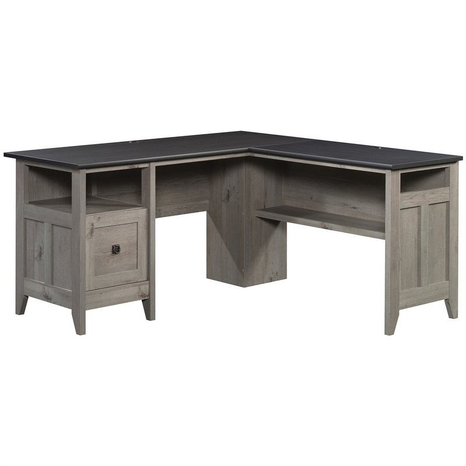 Sauder August Hill Bureau en L en Finition Mystic Oak