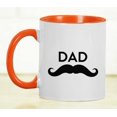 thumbnail image 5 of Inkdotpot Dad 11oz CeramicCoffee Mug Novelty Gift For Daddy Fathers Day Gift Mug-Orange, 5 of 5