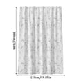 thumbnail image 2 of Hbdhejl Printed Fabric Shower Curtain Thickened Waterproof Cloud Shower Curtain With Hook, 2 of 7
