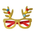 thumbnail image 1 of PVCS 2022 Christmas Glasses Frame Cartoon Stereo Glasses Party Props - Golden Fur Ball, 1 of 5