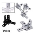 thumbnail image 4 of 3 Way Corner Joint Bracket Connector 2020 Aluminium Extrusion Profile Slot Right Angle Connector Aluminum Profile Accessories, 4 of 5