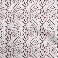 thumbnail image 1 of oneOone Velvet Maroon Fabric Block Craft Projects Decor Fabric Printed By The Yard 58 Inch Wide-46, 1 of 1