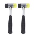 thumbnail image 2 of Rubber Mallet, 2pcs 25mm Detachable End Rubber Hammer  For Woodworking, 2 of 8