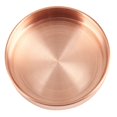 thumbnail image 3 of 2X Nordic Copper Round Storage Tray Desk Metal Storage Organizer Jewelry Organizer Small Items Storage Dishes Home Decor, 3 of 8