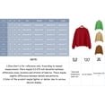 thumbnail image 3 of 2025 Chandails Molletonnés Unis pour Femme Chandail à Manches Longues pour Femmes Logo oneck Tricoté Décontracté Coton Col Rond Chandail Molletonné Uni Chandails Épais Automne Hiver Ample Grande Taille Chandails à Capuchon pour Femmes, 3 of 5