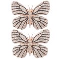 thumbnail image 1 of icolorfuled 1 Paire de Clips de Chaussures Papillon en Strass pour Décoration de Mariée, 1 of 7