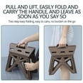 thumbnail image 4 of Chaise Pliable Extérieur Portable Tabouret Pliable Camping Chaise d'Extérieur Maison Portable Tabouret Repose-Pieds pour Enfants Portable Chaise de Camping Portable, 4 of 6