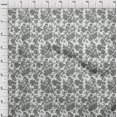 thumbnail image 3 of oneOone Georgette Viscose Fabric Leaves & Floral Ikat Printed Fabric 1 Yard 42 Inch Wide, 3 of 4