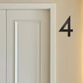 thumbnail image 4 of EGNMCR 5 Inch Modern Metal House Numbers Black Door Number House Address Letters And Numbers For Outside Signs Door number sign, 4 of 5