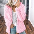 thumbnail image 2 of 2025 Femmes Dames Coupe-Vent Chaud Femmes Manteau en Molleton Veste Hiver Col Rond Veste de Ski pour Femmes Uni Long, 2 of 8