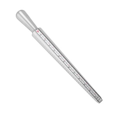 Fdit Aluminum Alloy Ring Mandrel Stick Gauge Sizer Jewelry Measuring Tool, Ring Measuring Tool, Ring Mandrel