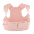 thumbnail image 2 of lionlar Posture Corrector Adjustable Breathable Lightweight Back Brace for Neck Back Pink XS S, 2 of 9