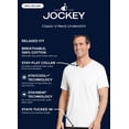 thumbnail image 4 of Jockey Men's 100% Cotton Classic V-Neck Undershirt - 3 Pack, 4 of 6