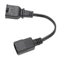 thumbnail image 3 of IEC320 C14 Male To 1 15R Female Cord, Power Adapter Cord Waterproof 100-250V Standard  For LCD Monitor For Desk Lamp, 3 of 8