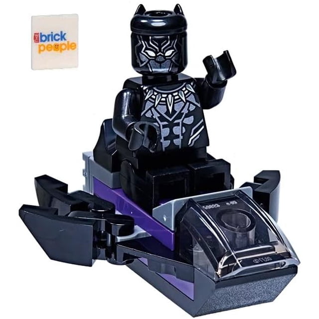 LEGO Superheroes: Black Panther Minifigure with Royal Talon Fighter