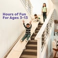 thumbnail image 3 of Stairslide Original Stair Mounted Kids Indoor Slide 4-Pack for 9-12 Stairs, 3 of 10