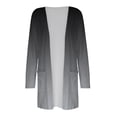 thumbnail image 4 of Jsaierl Fall Cardigans for Women Plus Size Open Front Cardigan Dressy Casual Long Sleeve Cardigan Sweaters Gradient Print Lightweight Kimono with Pockets, 4 of 4