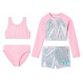 thumbnail image 1 of Ensemble 4 pièces de maillots de bain à assortir Btween pour filles, 1 of 2