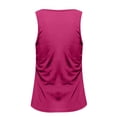 thumbnail image 4 of Hiiyo Camisole Ajustée à Encolure Carrée pour Femme, Haut d'Été Décontracté Sans Manches, Tailles M, 4 of 4
