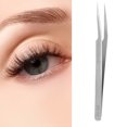 thumbnail image 1 of Lash Tweezers, Eyelash Extension  Stainless Steel AntiStatic False Eyelash Grafting Tweezers Clips Portable Eyelash Tool Profissional Grafting Eyelash Extension, 1 of 8