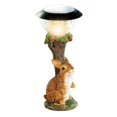 thumbnail image 1 of Desktop Ornament Cat Rabbit Solar Garden Resin Crafts Animal Statue Decoration for Home and Garden Appeal, 1 of 4