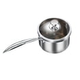 thumbnail image 1 of fheaev Uncoated Stainless Steel Milk Pot Baby Specific Auxiliary Food Pot Small Milk Pot Household Baby Frying And Cooking Integrated Non Stick Soup Pot, 1 of 2